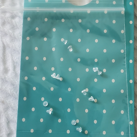 Hypoallergenic Rubber Earring closures- mini- NEW - Picture 1 of 2